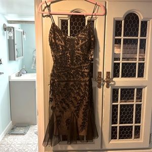 Night Way beaded cocktail dress